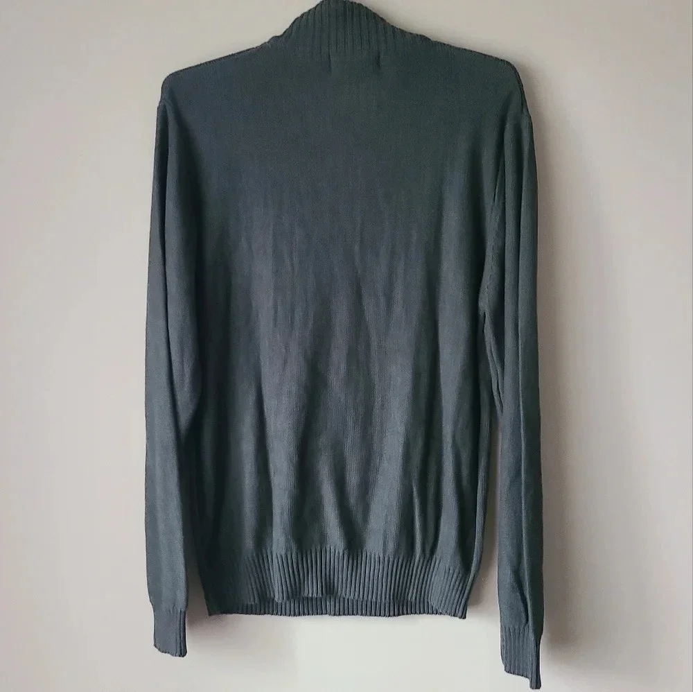 NWT Tricots St. Raphael men's sweater sz.XL army color mock neck
